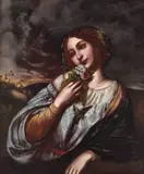 Henry Guillaume Schlesinger, Flora, ulei pe metal