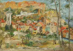 Cassis by Lucian Grigorescu, 1934-1935, ulei pe pânză, offered Sep 2018