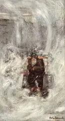 Aparul by Octav Băncilă, 1906, ulei pe pânză, sold Jun 2018