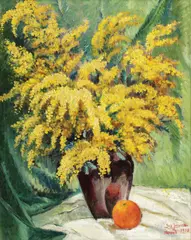 Sile Ionescu, Sânziene, 1938, ulei pe pânză
