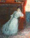 Nicolae Gropeanu, Femeie în interior