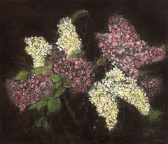 Flori de liliac by Octav Băncilă, ulei pe pânză, sold Jun 2018