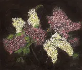 Flori de liliac by Octav Băncilă, ulei pe pânză, sold Jun 2018