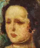 Visare by Nicolae Tonitza, ulei pe carton, sold Jun 2018
