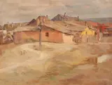 Constantin Artachino, Case dobrogene, 1910, ulei pe pânză