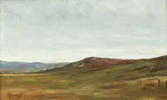 Câmpie by Juan Alpar, ulei pe pânză, offered Jun 2018