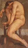 La pozat (Elvira) by Nicolae Enea, ulei pe pânză lipită pe carton, offered Jun 2018