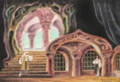 Harap Alb by Theodor Kiriacoff, acuarelă pe hârtie, sold Jun 2018