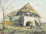 Gheorghe Ionescu Doru, Țărăncuță în fața casei