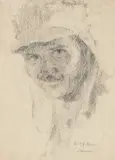 Sever Burada, Portret de soldat la Huskovo