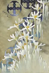 Regina nopții by Regină a României Maria, acuarelă pe hârtie, sold Jun 2018