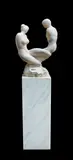 Cuplu by Marcel Guguianu, marmură, sold May 2018