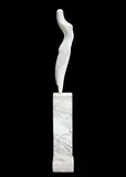 Ciocârlie by Marcel Guguianu, marmură, sold May 2018