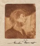 Nicolae Vermont, Eleganță, cca. 1890, acvaforte şi gravură cu acul