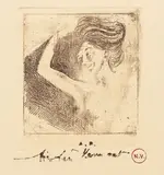 Nicolae Vermont, Muză, acvaforte