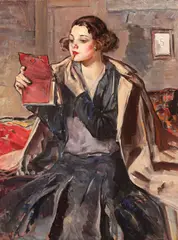 Emilian Lăzărescu, Cochetărie, ulei pe carton