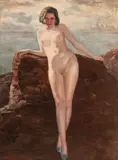 George Catargi, Nud, 1931, ulei pe pânză
