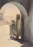 început de sec. Xx Școală Central Europeană, Intrarea la templu