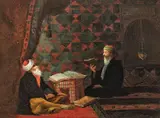 Carl Calusd, Tălmăcirea Coranului, ulei pe pânză