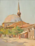 Constantin Artachino, Geamia din Turtucaia, ulei pe carton