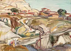 Max W. Arnold, Balcic, 1934-1936, ulei pe carton