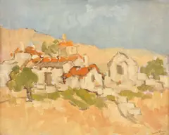 Balcic by Sorin Adam, 1994, ulei pe pânză, offered May 2018