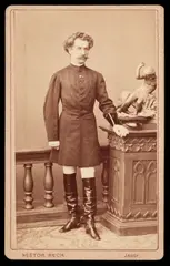 Nestor Heck, Fotografie ilustrându-l pe Pantazi Ghica, fratele lui Ion Ghica, Iași, cca. 1854, provine din colecţia Ion Ghica