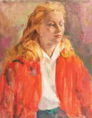 Sorin Ionescu, Marga Barbu, 1960, ulei pe pânză