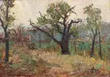 Paul Atanasiu, Luminiș, 1975, ulei pe carton