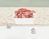 Matei Lazarescu, Carne, anii '70, ulei pe pânză