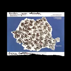 Mircea Cantor, România, țara albinelor, cerneală pe hârtie