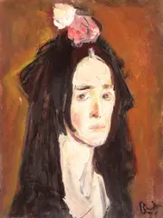 Corneliu Baba, Spaniolă, 1977, ulei pe carton