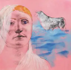 Alexandru Rădvan, Răpirea Europei, 2004, acrilic pe pânză