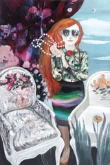 Ioana Ursa, Hood of roses, 2008, acrilic pe pânză