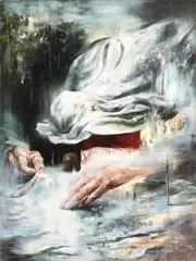 Andrei Gamarț, The Balance, 2014, ulei pe pânză
