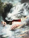 Andrei Gamarț, The Balance, 2014, ulei pe pânză