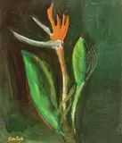 Francisc Bartok, Floare, ulei pe carton