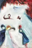 La Saltimbanci by Margareta Sterian, ulei pe pfl, offered Apr 2018