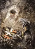 Ion Grigorescu, Revelația (Întâlnirea Sfântului Paul cu Iisus), 2016, ulei pe pânză