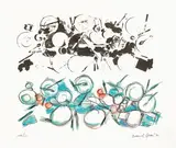 Daniel Spoerri, Topografie, 1992, cromolitografie