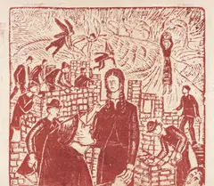 Meşterul Manole by Nicolae Brana, xilogravură, offered Mar 2018