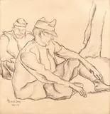 Ion Theodorescu-Sion, Soldaţi în repaus