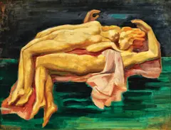 Romeo Storck, Muza poetului, ulei pe carton