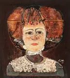 Georgeta Năpăruș, Portret cu guler de dantelă