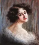 Nicolae Grimani, Eleganţă, 1919, pastel pe hârtie