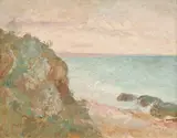Theodor Pallady, Coastă în Bretania, ulei pe carton