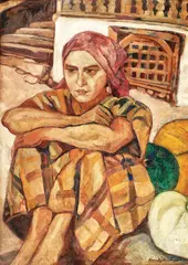 Mina Byck Wepper, Tătăroaică, 1925-1926, ulei pe carton
