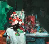 Gheorghe G. Vânătoru, Natură statică cu flori şi fructe