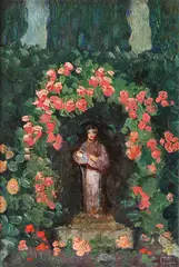 Maternitate by Corneliu Michăilescu, ulei pe pânză lipită pe carton, offered Mar 2018
