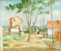 Aurel Kessler, Peisaj de vară, 1936, ulei pe pânză